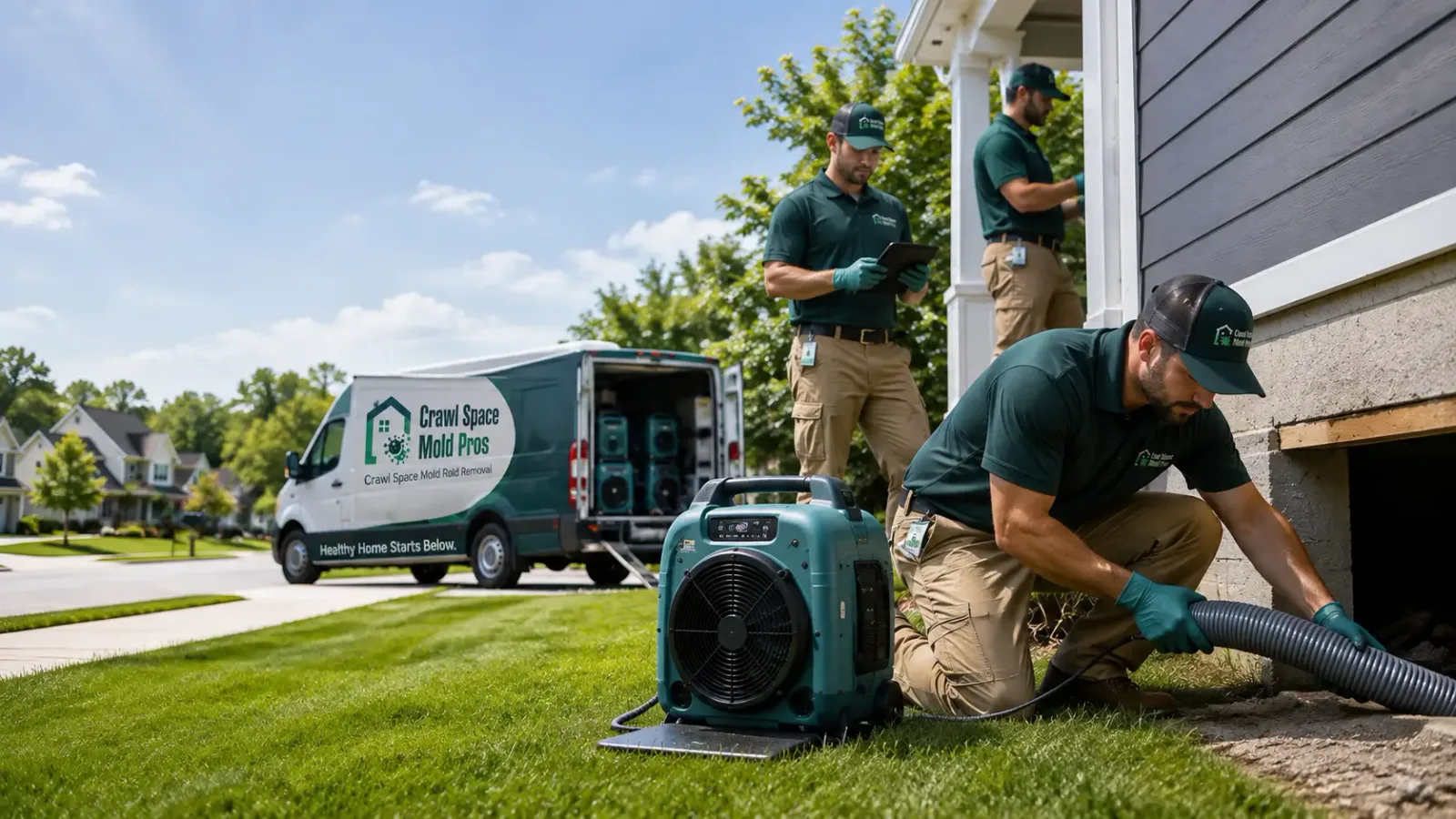 Crawl Space Mold Removal in Elwood, IN